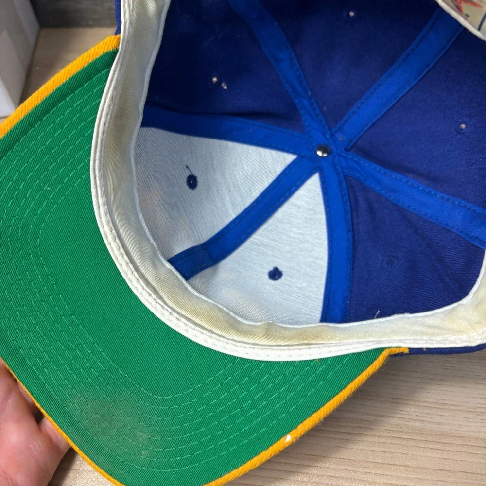Vintage St Louis‎ Blues Hat 7 3/8 Blue Wool Sports Specialties Script Center Ice